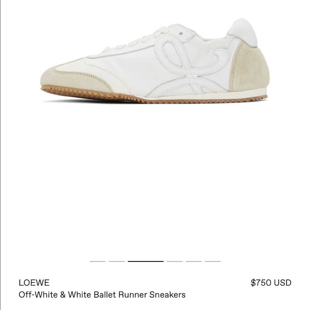 Loewe Off-White Ballet Runner Sneakers